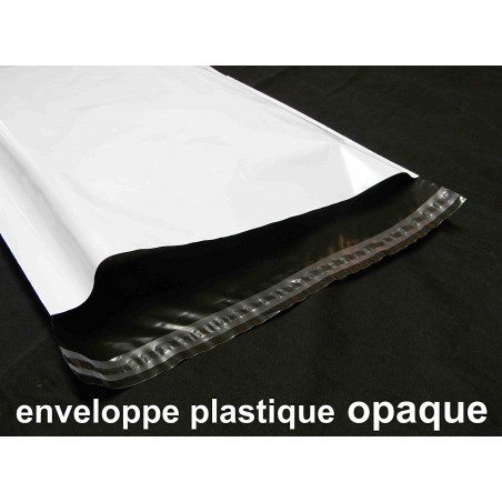 enveloppe pochette d'envoi plastique opaque 550 x 770 mm +40 mm